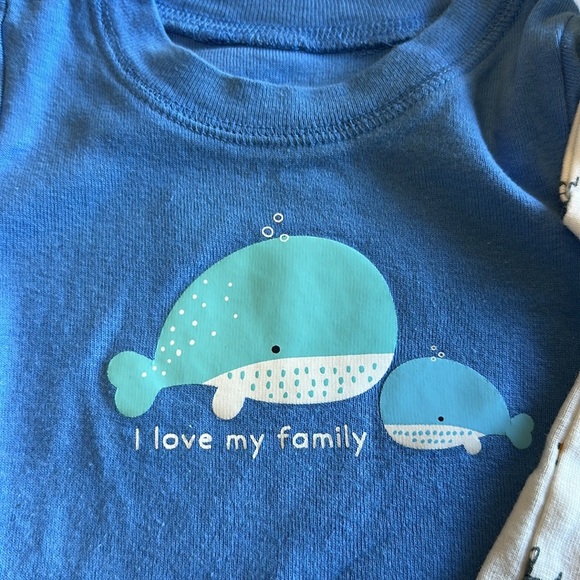 Bundles - Set of 3 Short sleeve Baby Onesies - Black, Blue, and White - Picture 4 of 7